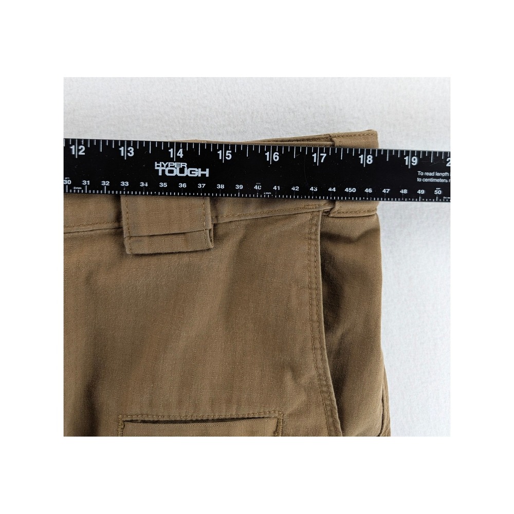 5.11 Tactical Mens 36x34 Brown Ripstop Cargo Utility Work Pants 36x31 Actual - Picture 3 of 15